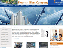 Tablet Screenshot of flourishglass.com